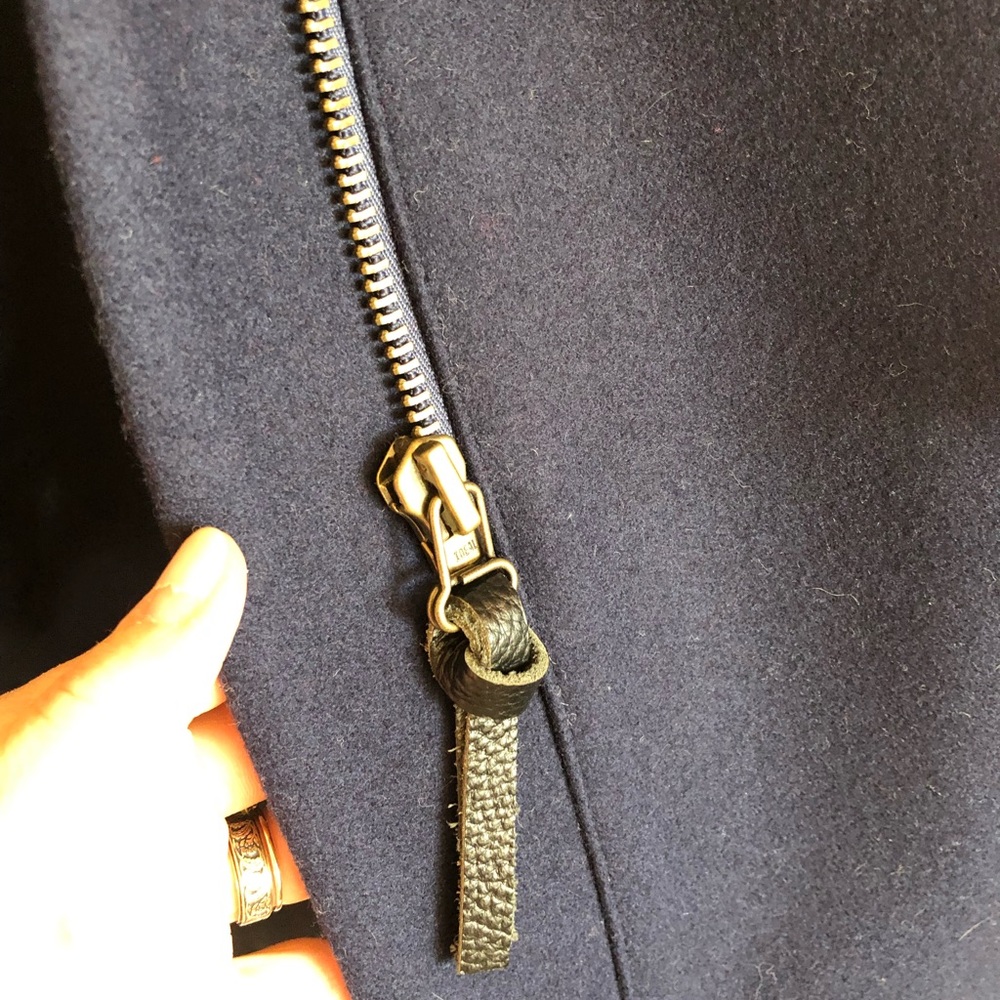 Sold! Jcrew Colorblock Funnelneck Coat - Picture 5 of 8